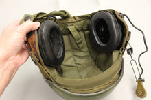 Load image into Gallery viewer, CVC Combat Vehicle Crewman Helmet with Liner &amp; M-138/G Microphone - Medium -Used