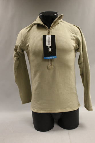 Gen III Mid-Weight Cold Weather Grid Fleece Shirt - Sand - X-Small Short - New