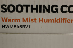 Honeywell HWM845 Warm Mist Humidifier with Essential Oil Cup Filter - New