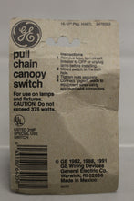 Load image into Gallery viewer, GE Pull Chain Canopy Switch - H467L - New