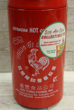 Load image into Gallery viewer, Sriracha Hot Sauce Collectible Tin with Chopsticks &amp; Noodles - &quot;Keep It Spicey&quot;