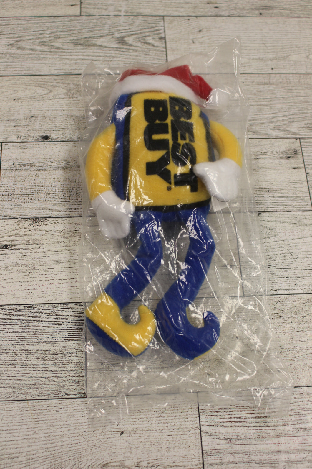 Vintage BEST BUY Christmas Holiday 1998 Plush Advertising Toy - Sealed - New