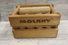 Load image into Gallery viewer, Wooden Molkky Game Set with Storage Box - Used