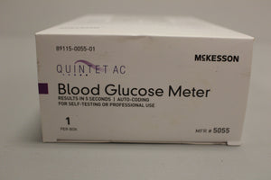 McKesson Blood Glucose Meter - 5055 - Quintet AC - New Damaged Bag