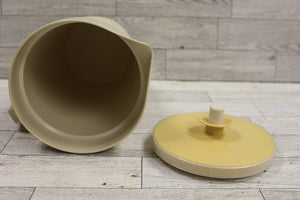 Vintage Tupperware 2 Quart Pitcher - Harvest Gold - Used