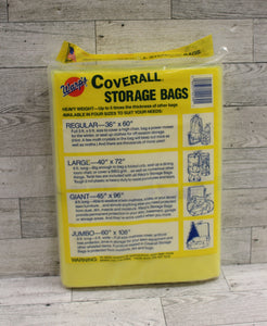 Warp's Heavy Weight Coverall Storage Bags - Large Size - 40" x 72" - New