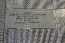 Load image into Gallery viewer, Molle II ACU 40mm High Explosive Pouch (Double) - 8465-01-524-7628 - Used