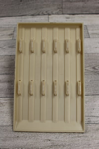 Vintage Rubbermaid Desk Mail Letter File Organizer - Beige - Used