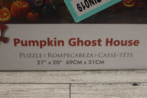 Pumpkin Ghost House Jigsaw Puzzle - 27" x 20" - 500 Pieces - New