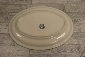Harker Pottery Chesterton Celadon Oval Serving Platter - 11" x 8" - Sage - Used