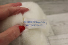 Load image into Gallery viewer, 1997 Wishpets Christmas White Chocolate Bear - #12005 - 8&quot; tall - New