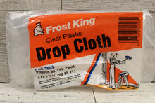 Load image into Gallery viewer, Frost King Clear Plastic Drop Cloth - 9&#39; x 12&#39; - New