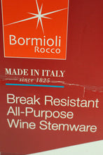 Load image into Gallery viewer, Bormioli Rocco Break Resistant 20.7 Oz. Wine Stemware - 8 pieces - New
