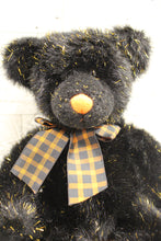 Load image into Gallery viewer, Sparky The Halloween Teddy Bear by Russ Berrie - 13&quot; - Gold Metallic -Used