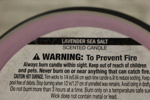 Huntington Home Lavender Sea Salt Soy Candle - 14 oz. - New