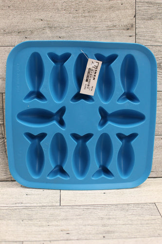 IKEA Silicone Shaped Ice Cube Tray/Mold - Turquoise - New