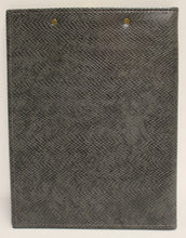 Load image into Gallery viewer, Vintage America's Case Maker Business Portfolio - Gray Snakeskin Design - Used