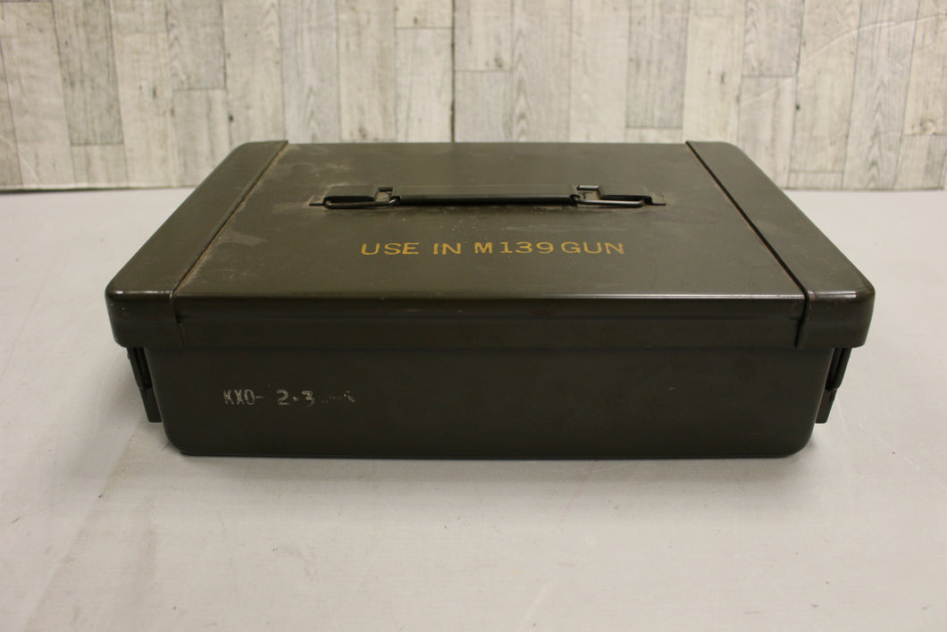 Vietnam Era M139 Gun 20mm Ammo Can Box - Used