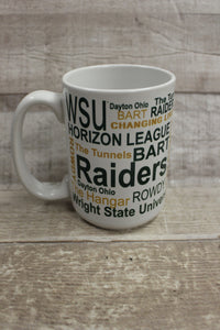 Wright State Raiders College Coffee Mug Cup -New