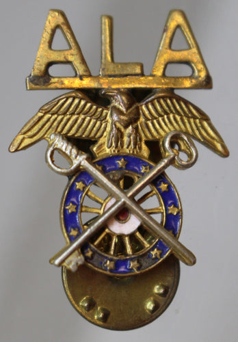 Vintage US Army ALA Quartermaster Corps Badge Pin - Used