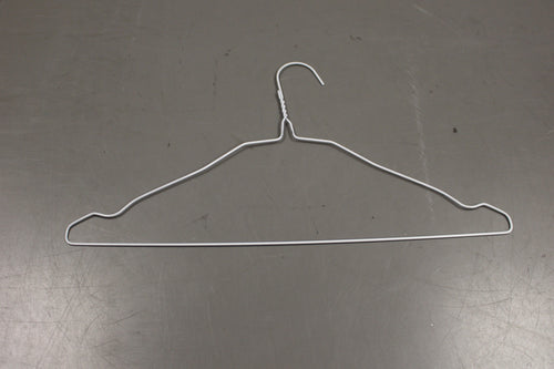 Coated White Wire Hangers - Set of 50 - For Shirts Clothes Blouse Dry Cleaner