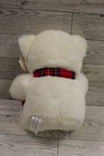 Load image into Gallery viewer, 1997 Wishpets Christmas White Chocolate Bear - #12005 - 8&quot; tall - New