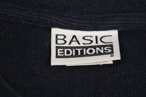 Basic Editions Men's Long Sleeve T Shirt Size XLarge -Blue -Used