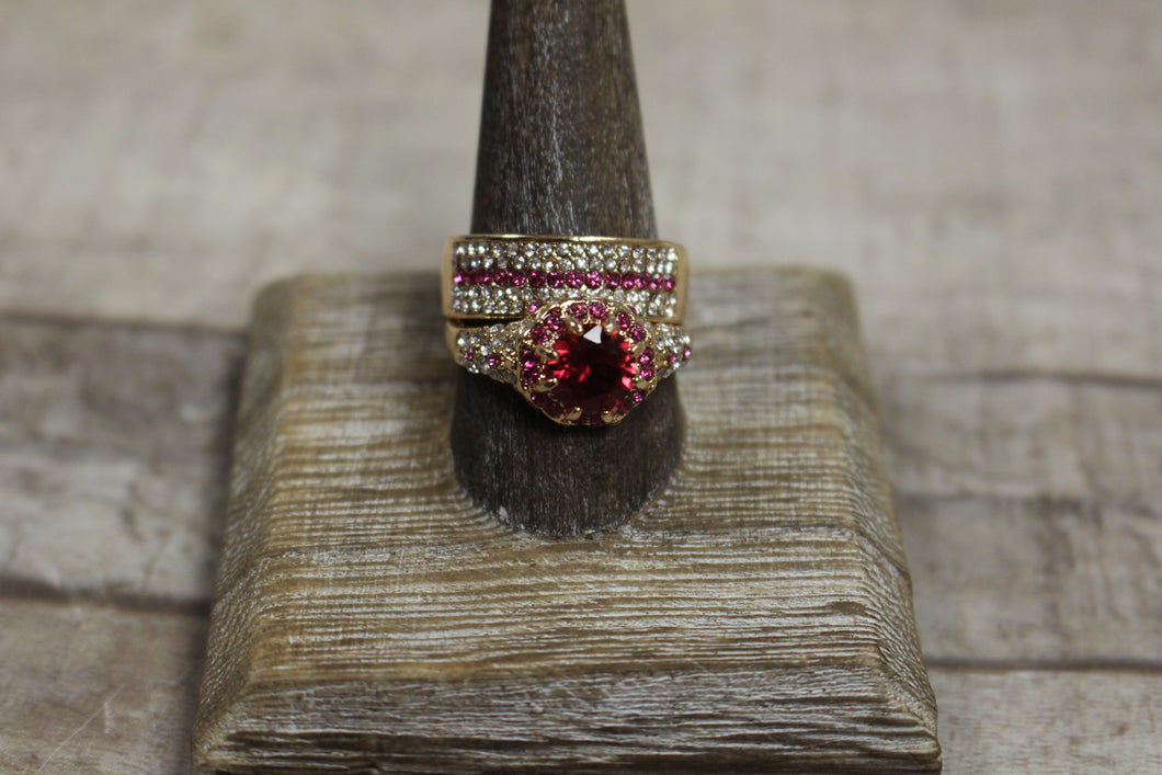 Costume Fashion Jewelry Sparkly Men's Women's Rings -Size: 11 -New