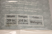 Load image into Gallery viewer, GII Cordless Luna 2" Venetian Blind - 39"W x 64"L - Mahogany - New