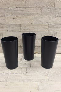 Set of 3 Mainstays 26 oz. Plastic Tumbler - Dark Blue - New
