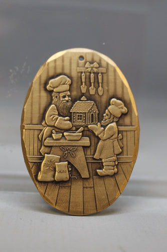 2000 North Pole Bakery 3rd Edition - Santa's Workshop - Solid Bronze - Wendell