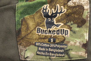 BuckedUp Clothing Zip Up Unisex Jacket Size Small -Used