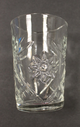 Set of 14 Anchor Hocking Juice Glasses Tumblers - Star of David - Used