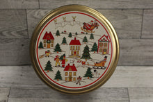 Load image into Gallery viewer, Jamestown Metal Christmas Cookie Tin Container - Used