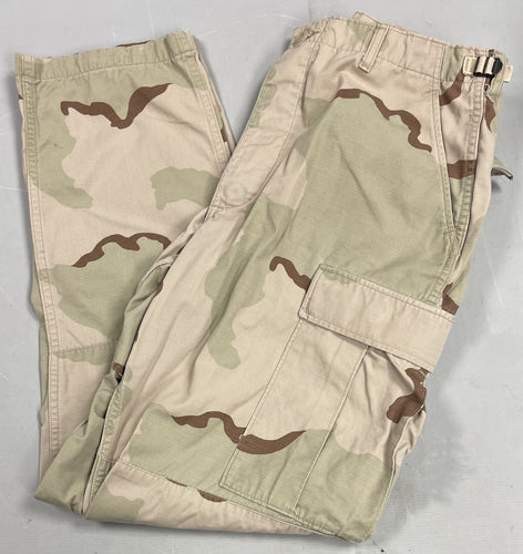 US Army Tri-Color Desert Pant / Trouser - Choose Size Small Medium Large - Used