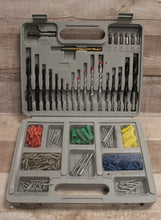 Load image into Gallery viewer, 300 PC Drill Bits, Masonry Drills, Boring Bits, Screws, &amp; Wall Anchors Plugs Kit