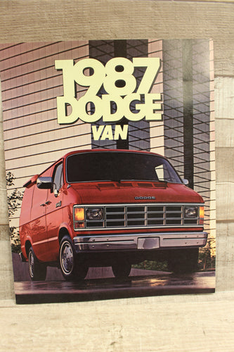 Dodge 1987 Dodge Van Brochure Catalog -Used