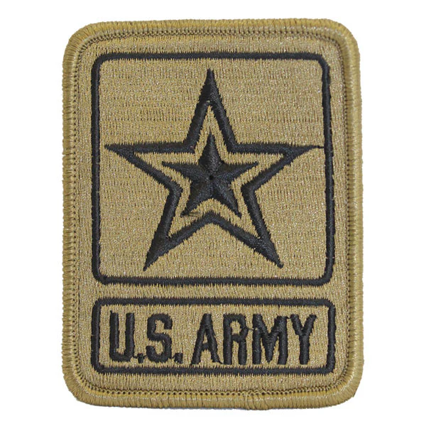 US Army Star Logo Embroidered OCP Patch - Hook Backing - Used