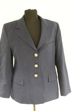 Load image into Gallery viewer, US Air Force AF Women&#39;s Enlisted Blue Dress Coat - 12 Women&#39;s Long - Used