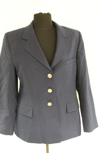 US Air Force AF Women's Enlisted Blue Dress Coat - 12 Women's Long - Used