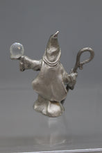 Load image into Gallery viewer, 1984 Pewter Spoontiques 538 Wizard with Crystal Ball &amp; Staff - Used