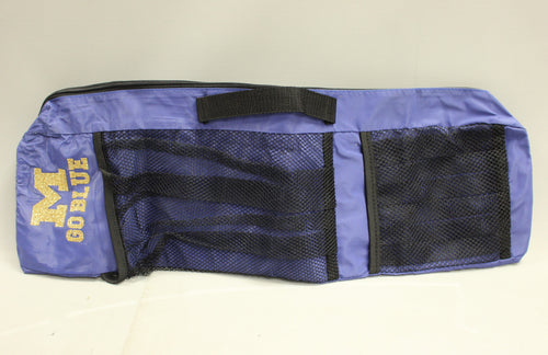 Michigan Wolverines Go Blue Carry Bag Backpack - Blue - Used