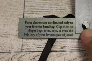 Miche Hope Purse Charm Keychain -Great for Diaper Bags Totes Keys - New