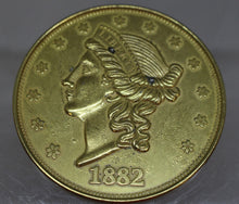 Load image into Gallery viewer, REPLICA 1882 Liberty Head $20 Coin