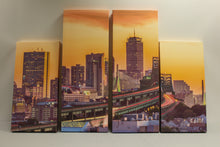 Load image into Gallery viewer, Boston Sunset Drive Multi Panel Canvas Wall Art - Used
