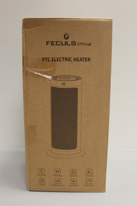 Feculs PTC Electric Heater Portable Space Heater - GD9215AD15 - New