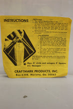 Load image into Gallery viewer, Craftmark Zero Zero Center Marker - New