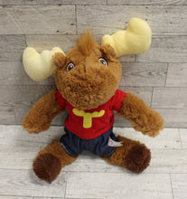 Load image into Gallery viewer, Vintage Tommy Moose Plush Stuffed Animal - 12" Tall - 1992 - Used