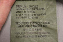 Load image into Gallery viewer, Gen 1 Woodland Extended Cold Weather Trousers - Medium Short - 8415-01-228-1345