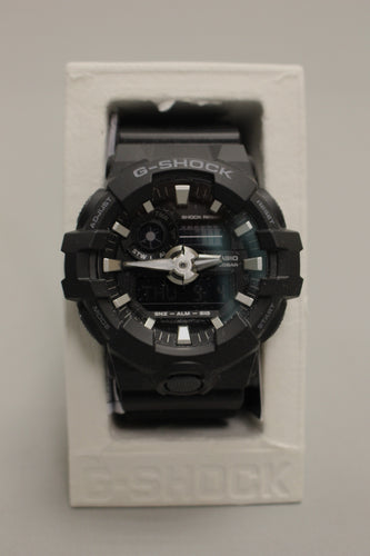 Casio G-Shock Black Resin Men's Watch - GA-700-1BCR - New